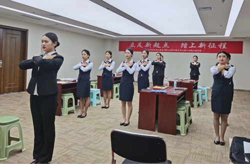 开展会务规范培训 提升瑞岭服务标准-兰州新区AB娱乐集团门户网站