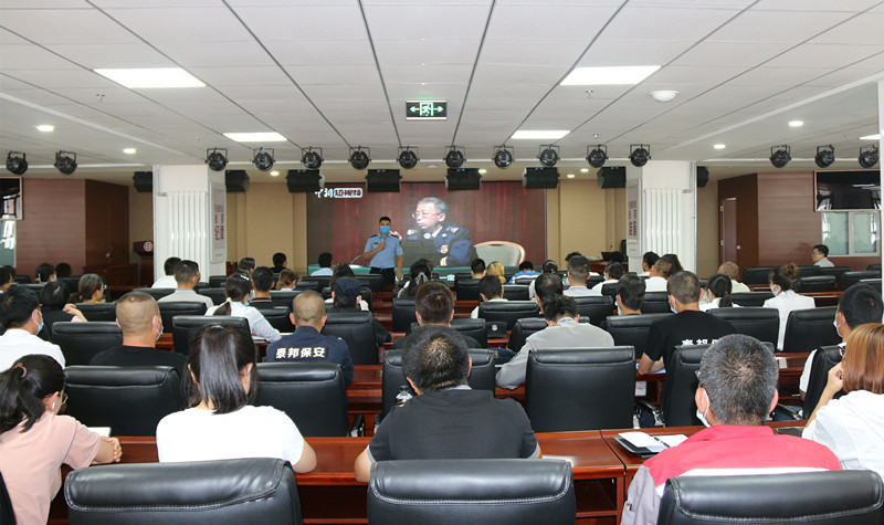 新区AB娱乐集团举行消防清静知识培训-兰州新区AB娱乐集团门户网站
