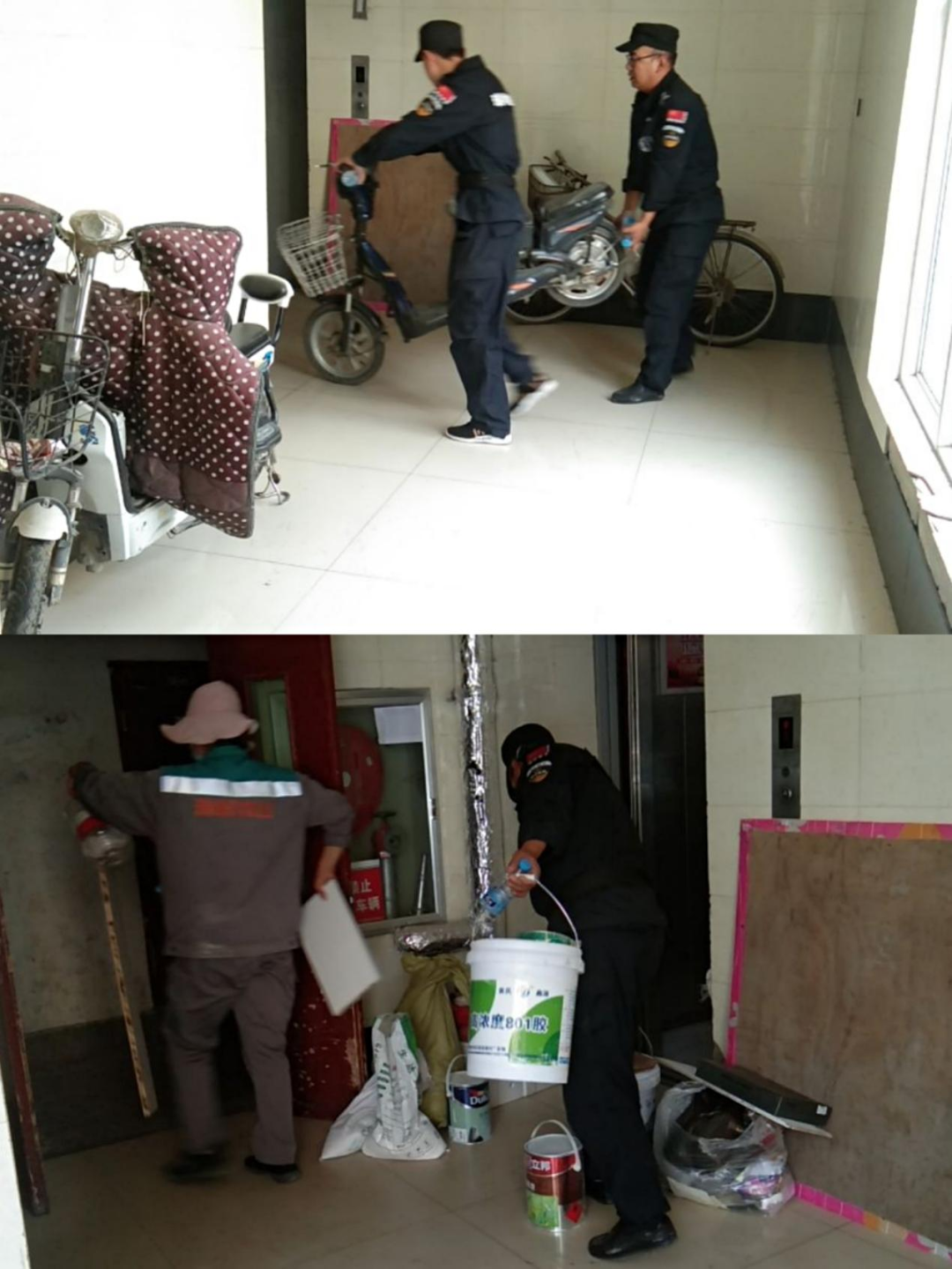 瑞岭物业开展杂物整理整治行动-兰州新区AB娱乐集团门户网站