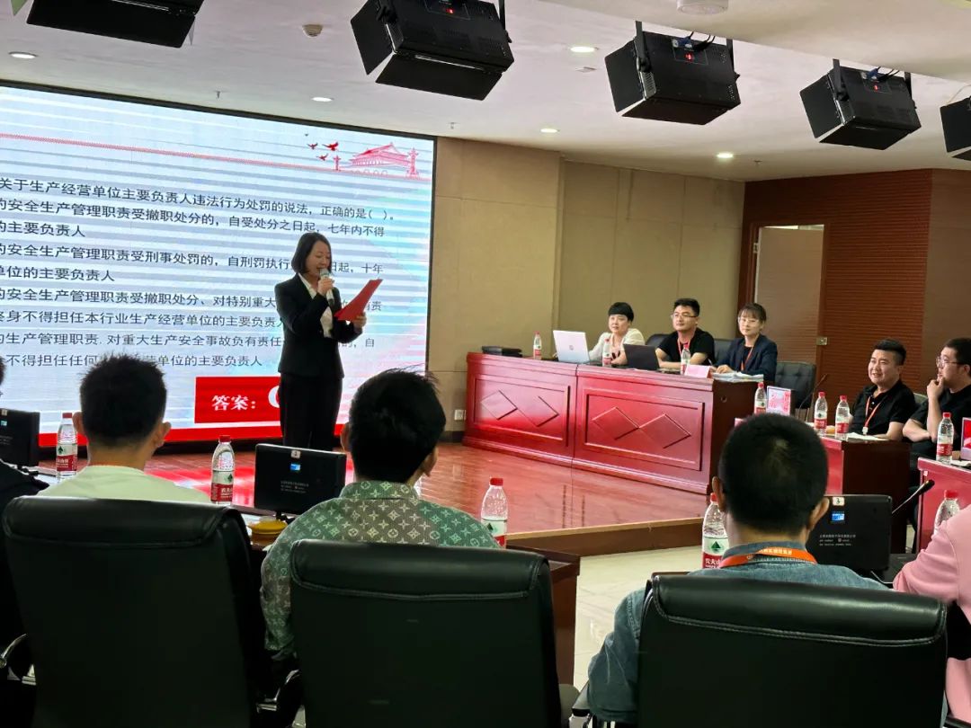 以赛促学 以学促行 | 瑞岭咨询公司举行清静生产知识竞赛-兰州新区AB娱乐集团门户网站