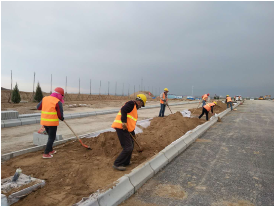 兰州新区纬六十三路主车道全线意会-兰州新区AB娱乐集团门户网站