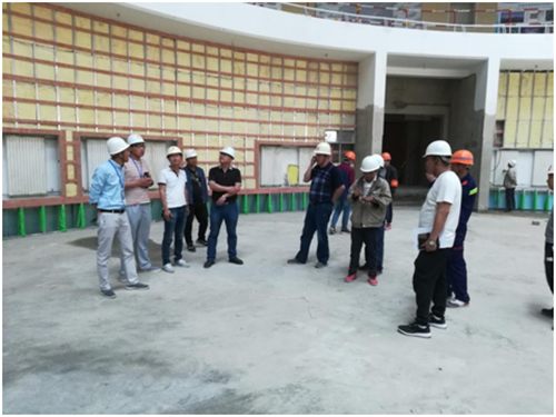 新区AB娱乐集团房地产公司开展清静文明施工综合大检查事情-兰州新区AB娱乐集团门户网站