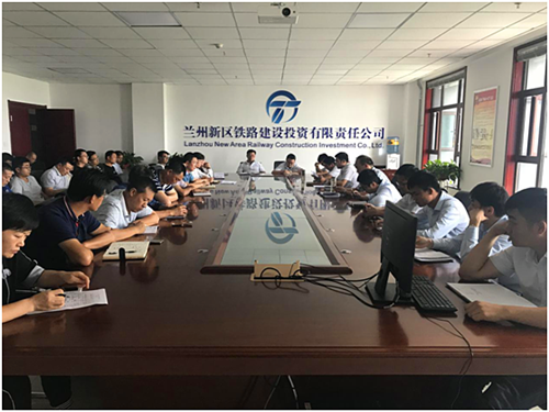 新区AB娱乐集团铁投公司组织召开清静生产事情会-兰州新区AB娱乐集团门户网站