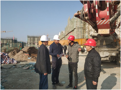 新区AB娱乐集团开展瑞岭名郡项目清静质量和文明施工综合大检查-兰州新区AB娱乐集团门户网站