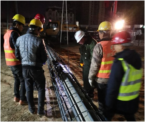 兰州新区瑞岭名郡项目基础井桩所有浇筑完成-兰州新区AB娱乐集团门户网站