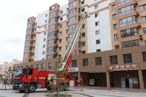 瑞岭物业开展消防应急演练-兰州新区AB娱乐集团门户网站