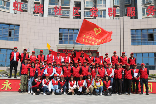 新区AB娱乐集团团委开展“建设文明都会应知应会知识”自愿服务-兰州新区AB娱乐集团门户网站